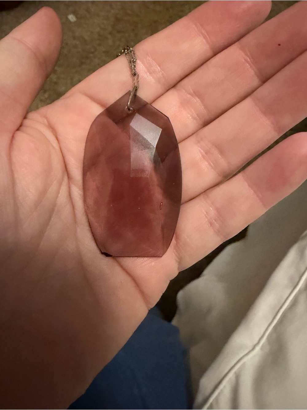 Faceted Amethyst Pendant Necklace - Women Jewelry
